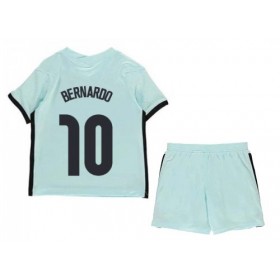 Portugal Bernardo Silva 10 Drugi Dječji Komplet Dresovi za Nogomet Euro 2020 (+ kratke hlače)